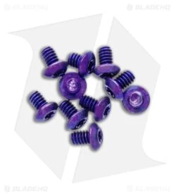 Flytanium Titanium Screws For Benchmade Bugout (Set Of 12) -Knife Craft Store Flytanium Set of 10 Ti Screws Benchmade Bugout Purple BHQ 100255 jr large