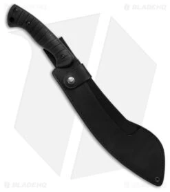 Fox Knives Jungle Parang Machete Fixed Blade Knife Black FRN (10.6" Black) -Knife Craft Store Fox Fx 694 Jungle Parang Machete BHQ 118206 td side large
