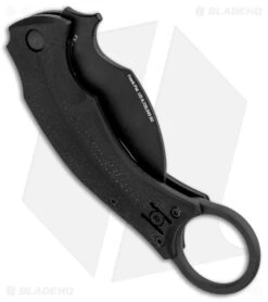 Fox Knives Bastinelli Black Bird Karambit Knife Black G-10 (2.5" Black) FX-591 -Knife Craft Store Fox Knives Bastinelli Black Bird Karambit Black G 10 Black FX 591 BHQ 85185 jr side large