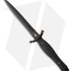 Fox Knives Bellum Daga Fixed Blade Knife Black G-10 (6.75 Black)