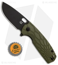 Fox Knives Vox Core Liner Lock Knife OD Green FRN (3.15" Black) FX-604 OD -Knife Craft Store Fox Knives Core Vox LL OD Green FRN Black FX 604OD BHQ 85179 jr bottlecap 2 large