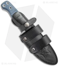 Fox Knives Perser FX-103 MB Fixed Blade Knife Black Micarta (4.5" Bead Blast) -Knife Craft Store Fox Knives Perser FX 103 MB Fixed Blade Black Micarta BB BHQ 121754 jr sheath large