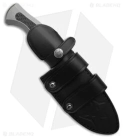 Fox Knives Van Popple Eastwood Tiger Titanium+Carbon Fiber (4.50" Black) -Knife Craft Store Fox Knives Van Popple Eastwood Tiger Titanium Carbon Fiber 4.50in PVD BHQ 188378 hd side large