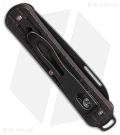 Fox Knives Vulpis Slipjoint Knife Grenade Bronze Titanium (2.2" Black Stonewash) 5 Fox Knives Vulpis Slipjoint Knife Grenade Bronze Titanium (2.2" Black Stonewash) -Knife Craft Store Fox Knives Vulpis Slipjoint Knife Grenade Bronze Titanium 2.2in Black Stonewash BHQ 222147 hd side large