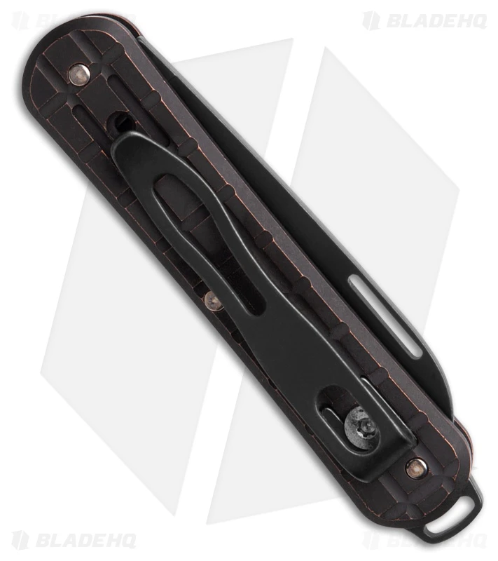 Fox Knives Vulpis Slipjoint Knife Grenade Bronze Titanium (2.2" Black Stonewash) 3 Fox Knives Vulpis Slipjoint Knife Grenade Bronze Titanium (2.2" Black Stonewash) - Image 3