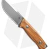 Fox Knives Windage Drop Point Fixed Blade Knife Olive Wood (4.2" Satin)