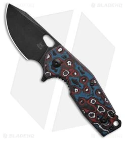 Fox Suru Liner Lock Knife Nebula Carbon Fiber (2.3" Black)