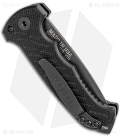 Gerber Auto 06 Tanto Automatic Knife Black G-10 (3.6" S30V Black) -Knife Craft Store Gerber Auto 06 Tanto Auto Black G 10 Black 30 001296 BHQ 51695 jr side large