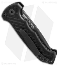 Gerber Auto 06 Tanto Automatic Knife Black G10 (3.6" S30V Black Serr) -Knife Craft Store Gerber Auto 06 tanto black G10 black serr 0380 BHQ 5001 er side large