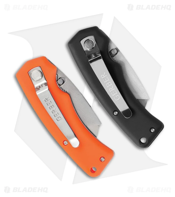 Gerber Edge Black/Orange Utility Knife Combo Pack (2.25" Satin) 2 Gerber Edge Black/Orange Utility Knife Combo Pack (2.25" Satin) - Image 2