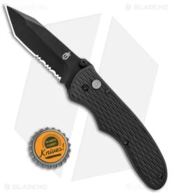 Gerber FAST Draw Tanto Knife Assisted Opening (3" Black Serr) 7 Gerber FAST Draw Tanto Knife Assisted Opening (3" Black Serr) -Knife Craft Store Gerber FAST Draw Tanto Assisted Opening Black Serr 31 001751 BHQ 15598 jr bottlecap large
