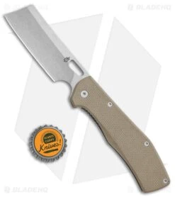 Gerber FlatIron Cleaver Frame Lock Knife Desert Tan G-10 (3.6" Stonewash) 7 Gerber FlatIron Cleaver Frame Lock Knife Desert Tan G-10 (3.6" Stonewash) -Knife Craft Store Gerber FlatIron Cleaver FL Desert Tan G 10 SW 30 001495 BHQ 81136 jr bottlecap large