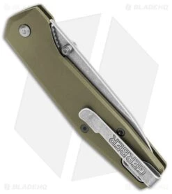 Gerber Fuse Liner Lock Knife Flat Sage Green GFN (3.4" SW) 30-001875 6 Gerber Fuse Liner Lock Knife Flat Sage Green GFN (3.4" SW) 30-001875 -Knife Craft Store Gerber Fuse LL Flat Sage Green GFN SW BHQ 120834 jr side large