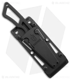Gerber Ghostrike Fixed Blade Knife Black (3.25" Black) 30-001005 -Knife Craft Store Gerber Ghostrike Fixed Blade Black Black BHQ 23922 jr sheath large