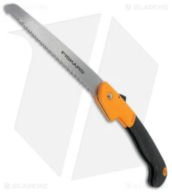Fiskars 7" Folding Saw Black + Orange Locking Blade