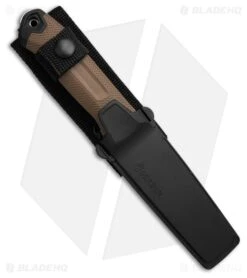 Gerber StrongArm Camp MagnaCut Fixed Blade Knife Coyote Brown GFN (4.1" SW) -Knife Craft Store Gerber StrongArm Camp MagnaCut Fixed Blade Knife Coyote Brown GFN 4in SW BHQ 208279 td side large