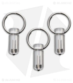 Glow Rhino Spark 3-Pack Glass Breaker Tritium Glow Fob (Green)