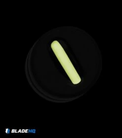 Flytanium + Glow Rhino Tritium Stonewash Ti Thumbstud For Benchmade Knives -Knife Craft Store Glow rhino yellow large