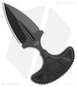 HK FX02 Fixed Blade Push Dagger Black FRN (2.5" Black D2) 06HK001