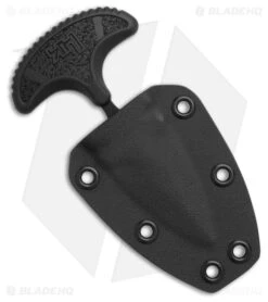 HK FX02 Fixed Blade Push Dagger Black FRN (2.5" Black D2) 06HK001 -Knife Craft Store HK FX02 Fixed Blade Push Dagger Black FRN 2in Black D2 BHQ 210593 td side large