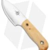 Helle Knives Mandra FG Fixed Blade Knife Curly Birch Wood (2.7" Satin) #1620