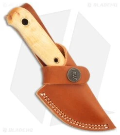 Helle Knives Mandra FG Fixed Blade Knife Curly Birch Wood (2.7" Satin) #1620 -Knife Craft Store Helle Knives Mandra FG Fixed Blade Knife Curly Birch Wood Satin 1620 BHQ 203824 kr side large