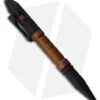 Heretic Knives Thoth Tactical Pen Black Aluminum - Brown