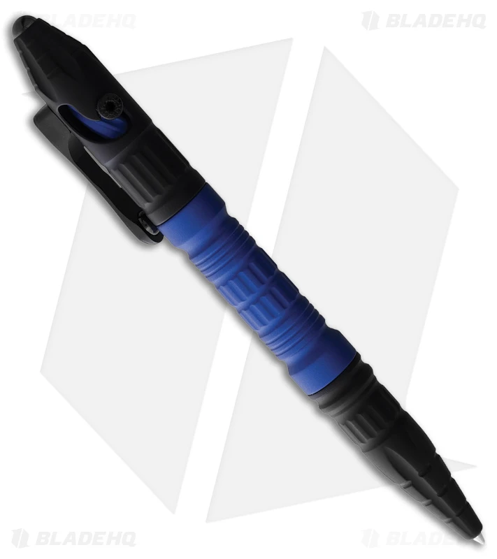 Heretic Knives Thoth Tactical Pen Black Aluminum - Blue 2 Heretic Knives Thoth Tactical Pen Black Aluminum - Blue - Image 2
