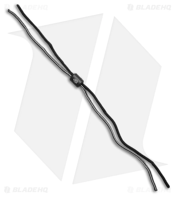 The James Brand The Alder Bead & Lanyard - Black/White 1 The James Brand The Alder Bead & Lanyard - Black/White