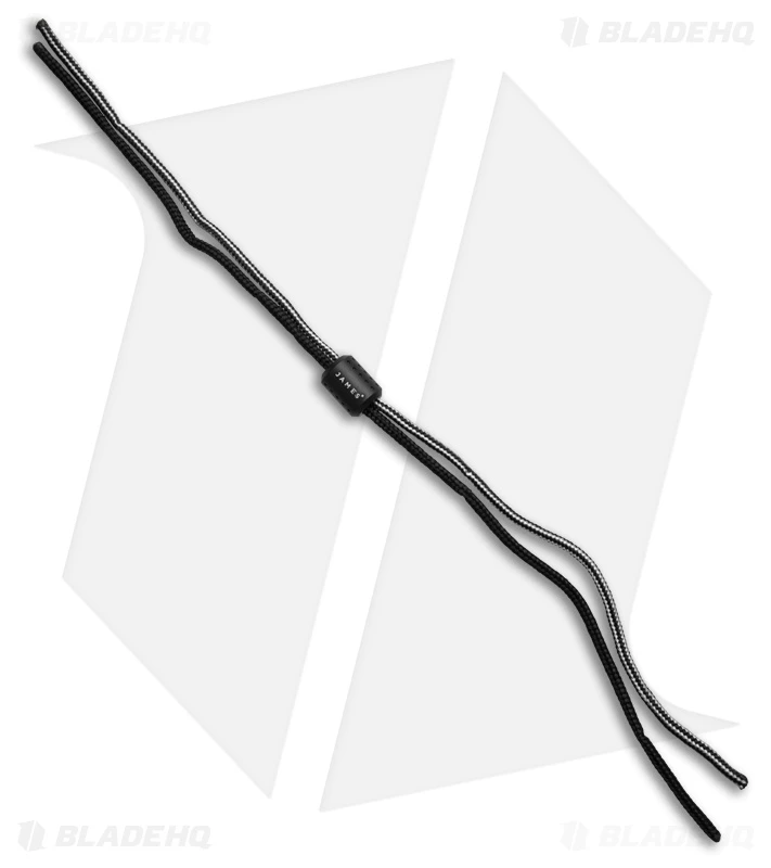 The James Brand The Alder Bead & Lanyard - Black/White 2 The James Brand The Alder Bead & Lanyard - Black/White - Image 2