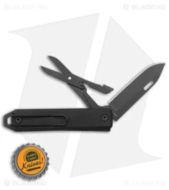 The James Brand The Ellis Lockback Knife & Tool W/Scissors Black (2.75" Black) -Knife Craft Store James Brand The Ellis LB Tools with Scissors Black Black BHQ 176310 jr bottlecap large