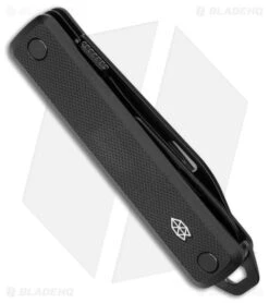 The James Brand The Ellis Lockback Knife & Tool W/Scissors Black (2.75" Black) -Knife Craft Store James Brand The Ellis LB Tools with Scissors Black Black BHQ 176310 jr side large