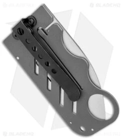 John Kubasek Creditor II Broadhead Credit Card Money Clip Knife (2.88" Satin/CF) -Knife Craft Store John Kubasek Creditor II Broadhead Credit Card Money Clip Satin CF BHQ 14238 jr side large