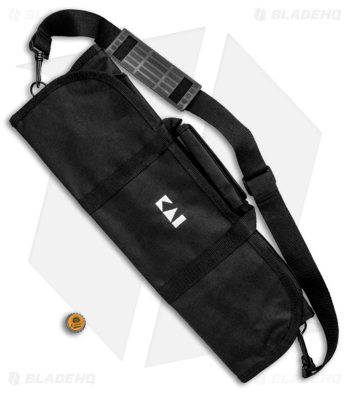 KAI 8 Slot Padded Knife Case - Black KA0880 5 KAI 8 Slot Padded Knife Case - Black KA0880 - Image 5