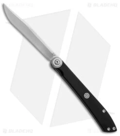 KAI Personal Folding Steak Knife Black POM Handle (3.25" Satin) 5700