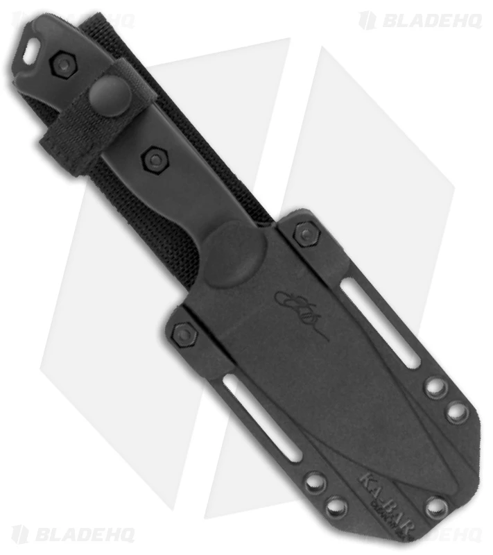 Ka-Bar Becker Harpoon Fixed Blade Knife Black (4.5" Black) BK18BK 2 Ka-Bar Becker Harpoon Fixed Blade Knife Black (4.5" Black) BK18BK - Image 2