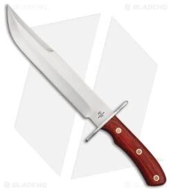 Katz Knives Alamo Bowie Fixed Blade Knife Cherry (10" Satin)