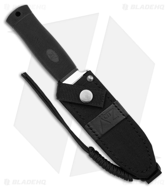 Katz Knives Avenger Boot Fixed Blade Knife Black Kraton (4.5" Satin) 3 Katz Knives Avenger Boot Fixed Blade Knife Black Kraton (4.5" Satin) - Image 3