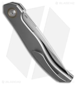 Keanison Knives Fido Liner Lock Knife Titanium (3" Satin) -Knife Craft Store Keanison Knives Fido Liner Lock Knife Titanium 3in Satin BHQ 218910 td side large