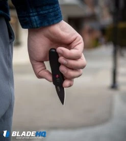 Kershaw Launch 4 CA Legal Automatic Knife (1.9" Black) 7500BLK -Knife Craft Store Kershaw Launch 4 CA Legal Automatic Knife Black 7500BL BHQ 34416 lifestyle web large 1