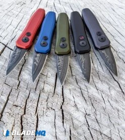 Kershaw Launch 4 CA Legal Automatic Knife Black Aluminum (1.9" Damascus) 16 Kershaw Launch 4 CA Legal Automatic Knife Black Aluminum (1.9" Damascus) -Knife Craft Store Kershaw Launch 4 CA Legal Automatic Knife OD Green Damascus 7500OLDAM BHQ 91063 kp stump web large