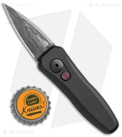 Kershaw Launch 4 CA Legal Automatic Knife Black Aluminum (1.9" Damascus) 14 Kershaw Launch 4 CA Legal Automatic Knife Black Aluminum (1.9" Damascus) -Knife Craft Store Kershaw Launch 4 CA Legal Damascus 7500DAM BHQ 67750 jr bottlecap large