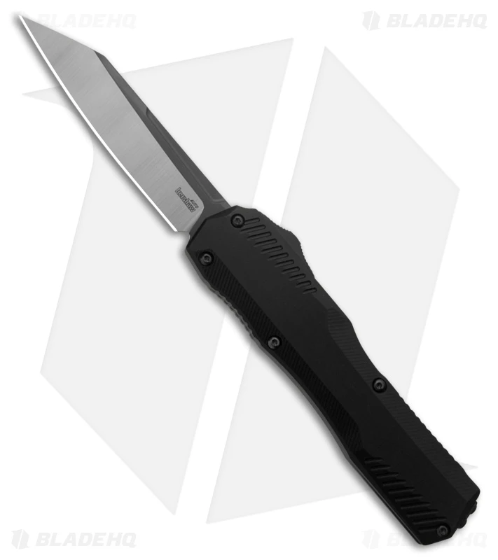 Kershaw Livewire Reverse Tanto OTF Automatic Knife Black (3.4" Black SW) 9000R 1 Kershaw Livewire Reverse Tanto OTF Automatic Knife Black (3.4" Black SW) 9000R