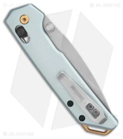 Kershaw Mini Iridium DuraLock Knife Ice Blue Anodized Aluminum (3" Stonewash) 5 Kershaw Mini Iridium DuraLock Knife Ice Blue Anodized Aluminum (3" Stonewash) -Knife Craft Store Kershaw Mini Iridium DuraLock Knife Ice Blue Anodized Aluminum Stonewash BHQ 201242 kr side large