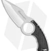 Kilimanjaro Stretta Drop Point Neck Knife Black Rubber (3.125" Satin) 910106