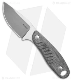 Kizer Hare Fixed Blade Knife Black Micarta + Orange G-10 (3.1" Satin/SW) 1077A2