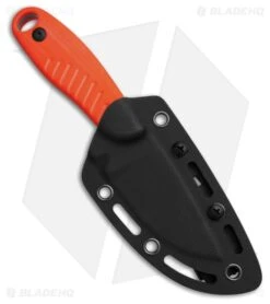 Kizer Hare Fixed Blade Knife Orange G-10 (3.1" Black) 1077A1 -Knife Craft Store Kizer Hare Fixed Blade Knife Orange G 10 3in Black BHQ 209653 td side large