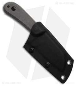 Kizer Tyler Barnes Deckhand Fixed Blade Knife Black Micarta/G-10 (2.9" Black) -Knife Craft Store Kizer Tyler Barnes Deckhand Fixed Blade Knife Black Micarta G10 2in Black BHQ 200267 td side large