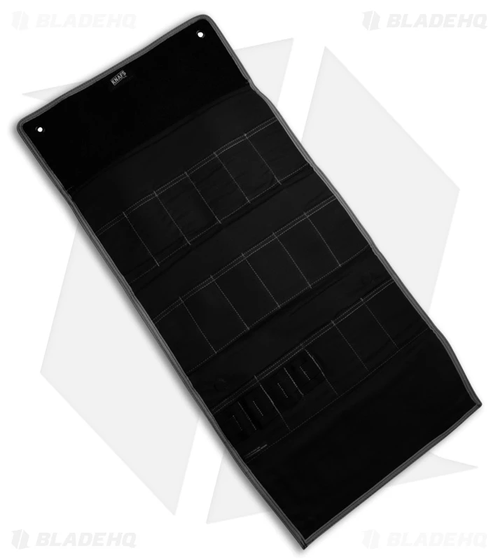 KNAFS BurritoGrande EDC Storage Roll Carry Case - BlackWaxed Canvas 3 KNAFS BurritoGrande EDC Storage Roll Carry Case - BlackWaxed Canvas - Image 3