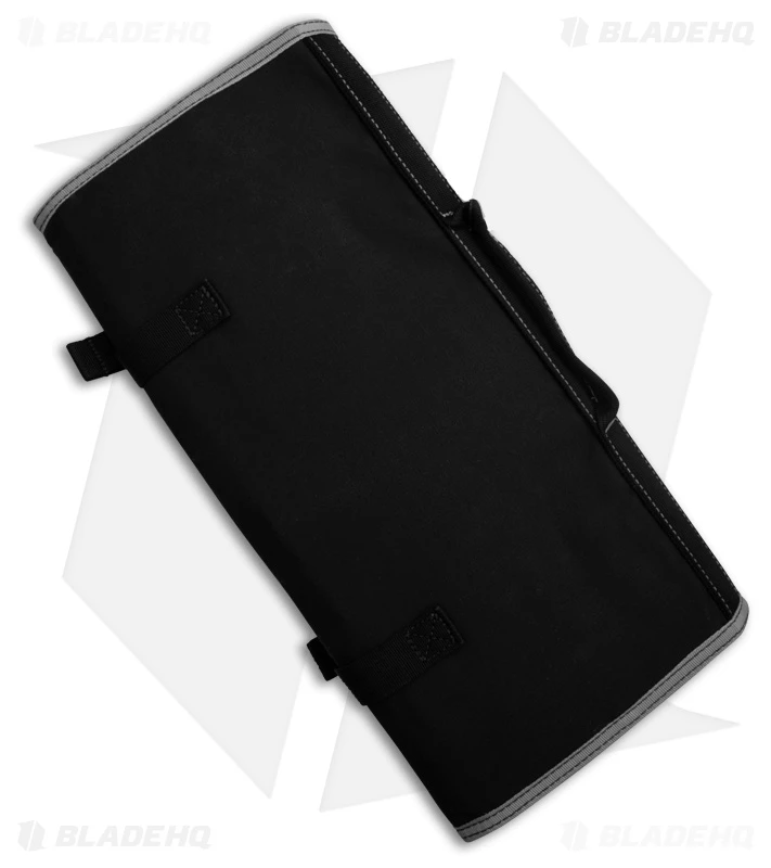 KNAFS BurritoGrande EDC Storage Roll Carry Case - BlackWaxed Canvas 2 KNAFS BurritoGrande EDC Storage Roll Carry Case - BlackWaxed Canvas - Image 2